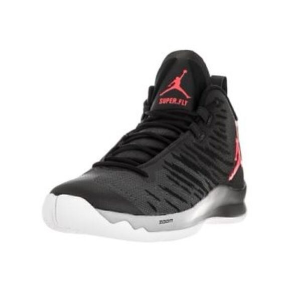 EUC 2018 Mens Nike Air Jordan Super Fly 5 Black Infrared Sneaker Shoes 6.5 main image 5